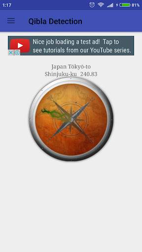 Qibla Direction Lite screenshot 2