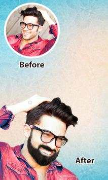 Beard Photo Mustache Editor - Real Men Hair Style screenshot 2