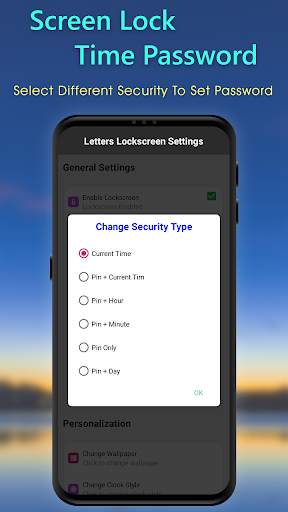 Current  Time Passcode Lock Screen screenshot 4