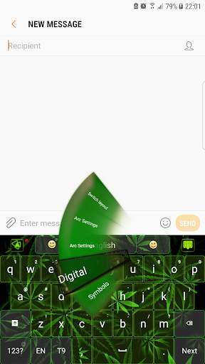 Green Weed Keyboard screenshot 7
