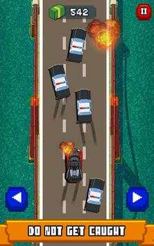 Pablo Escobar Escape Highway Run 2D Car Race screenshot 5