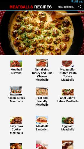 Meatball Recipes screenshot 2