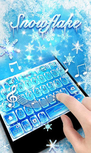 Snow Flake GO Keyboard Theme screenshot 4