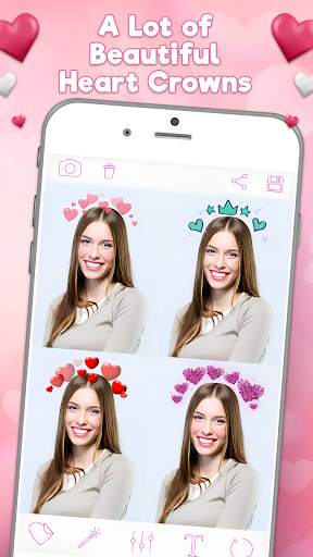 Heart: girls photo editor screenshot 2