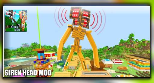 Siren Head Mod for Minecraft P screenshot 1