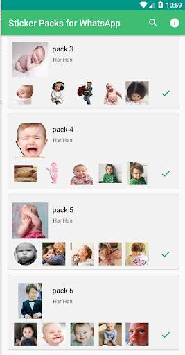 Cute babies stickers for Whatsapp screenshot 3