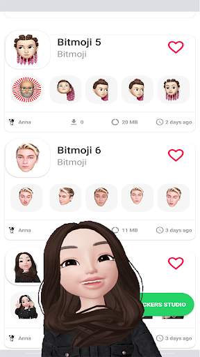 WAStickerApps Animated Bitmoji for WhatsApp screenshot 2