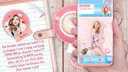 فتاة مذكرات مع قفل 1 تصوير الشاشة