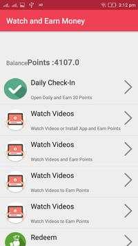 Watch and Earn Real Money Easy स्क्रीनशॉट 2
