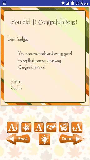 Congratulations Greeting Maker screenshot 8