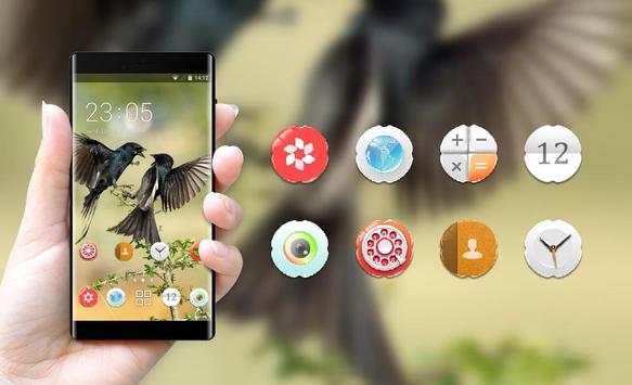 Beautiful birds theme for Lava Z60 wallpaper HD screenshot 4