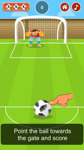 Goalkeeper – Free Kick Soccer Game screenshot 2