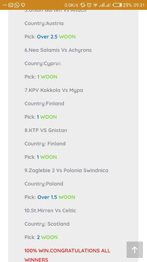 Free Betting Tips: Daily 100% Maxbet Predictions. screenshot 2
