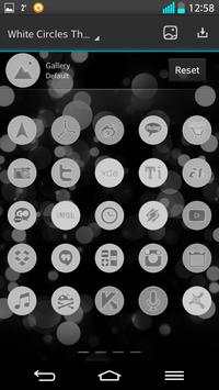 NEXT LAUNCHER THEME CirclesWHT screenshot 6