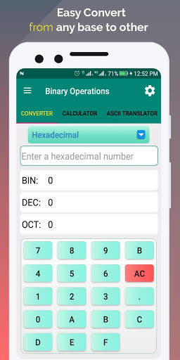 Total Binary Operations: Converter and Calculator скриншот 1
