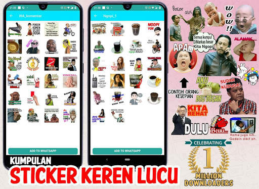 Kumpulan Sticker 2020 Keren Lucu for WAStickerApps screenshot 4