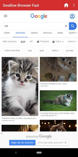 Swallow Browser Fast screenshot 1