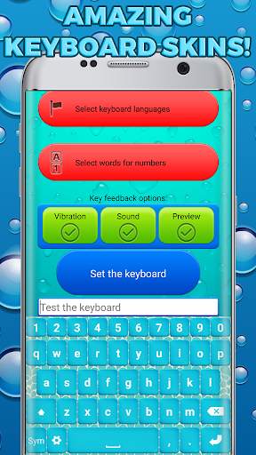 Water Keyboard Themes screenshot 1