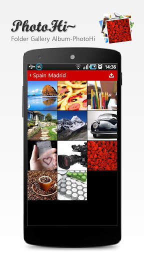 Folder Gallery Album-PhotoHi screenshot 4