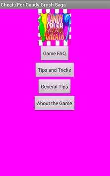 Cheats For Candy Crush Saga screenshot 1