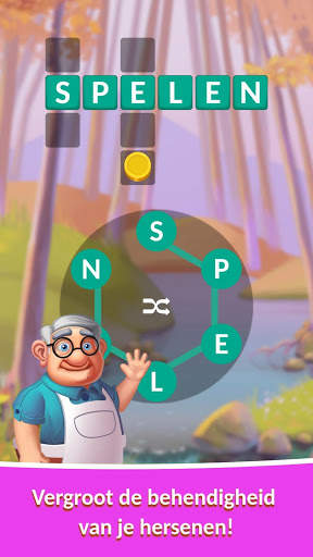 🟢Crocwoord: Kruiswoordpuzzelspel screenshot 1