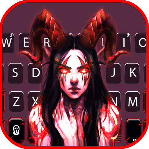 Evil Demon Girl Keyboard Theme icon