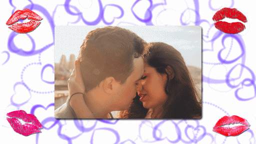 Kiss GIF Photo Frame Editor screenshot 5