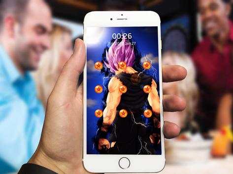 Goku Black Locks Pattern screenshot 1