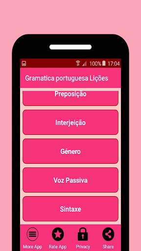 Gramática Portuguesa Lições 3 تصوير الشاشة