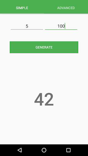 Random number generator - Coin Dice screenshot 2