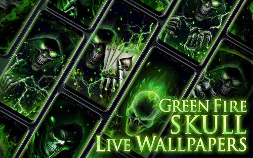 3D Poker Skull Theme Launcher screenshot 1
