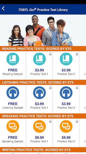 TOEFL Go! Global screenshot 2