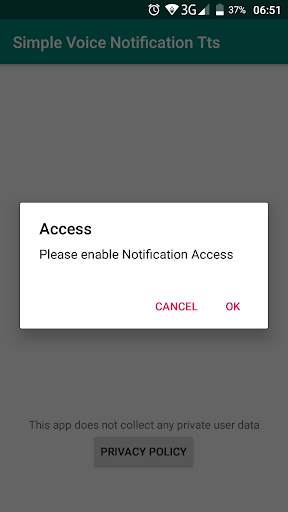 Simple Voice Notification Tts screenshot 2