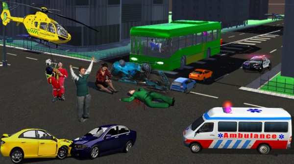 Bus Accident: Ambulance & Police Arrest Simulator screenshot 1
