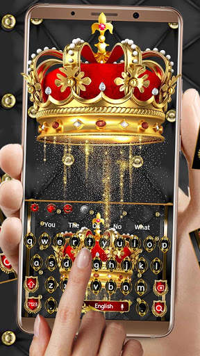 Royal Luxury Crown Keyboard Theme screenshot 2