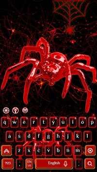 Red Spider Keyboard Theme screenshot 2