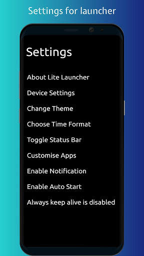 Amoled Launcher -The minimalist launcher 2 تصوير الشاشة