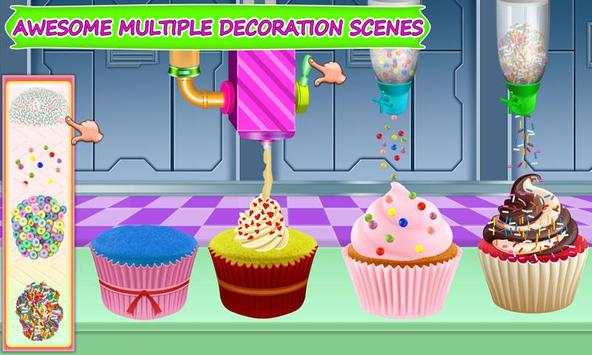pabrik pembuat cupcake berwarna-warni: toko roti screenshot 1