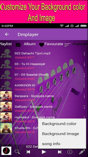 Dmplayer Music Palyer screenshot 3