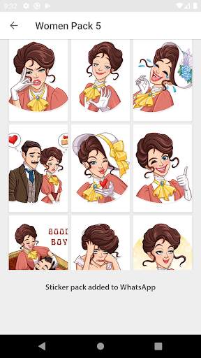 Girls and woman Stickers  - WAStickerApps screenshot 5