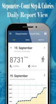 Stepometer - Count Step & Calories screenshot 3