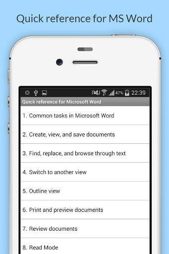 Free MS Office 2013 Shortcuts screenshot 3