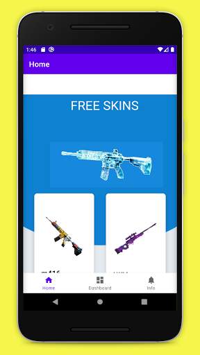Daily Free Skins : PUBG Skins Free Weapon Skins screenshot 1
