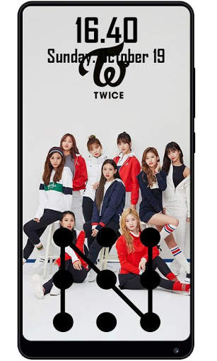 Twice Lock Screen - New 1 تصوير الشاشة