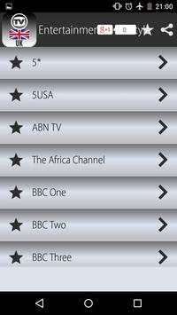 TV Channels UK स्क्रीनशॉट 4