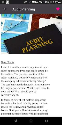 Auditing screenshot 2