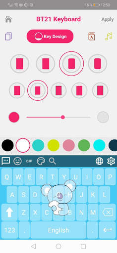 My Photo BT21 Keyboard screenshot 2
