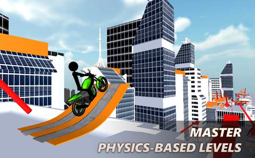 Stickman Motorcycle 3D screenshot 2