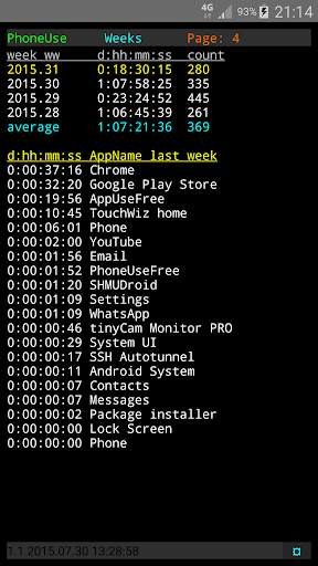 AppUseFree Show App Usage Time screenshot 7