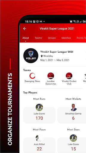 Cricket Scoring App by Vtrakit screenshot 7